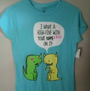 Royal Army Tee Women's Sz M Green/Blue